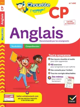 Couverture du produit · Chouette - Anglais CP: cahier d'entraînement recommandé par les enseignants