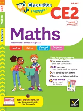 Couverture du produit · Chouette - Maths CE2: cahier d'entraînement recommandé par les enseignants