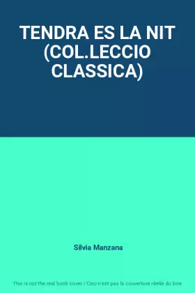 Couverture du produit · TENDRA ES LA NIT (COL.LECCIO CLASSICA)
