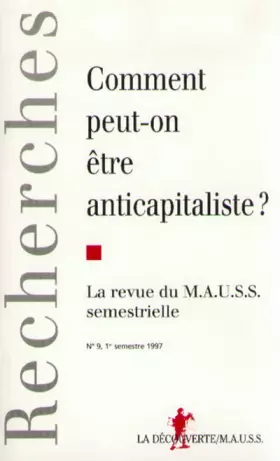 Couverture du produit · Comment peut-on être anticapitaliste