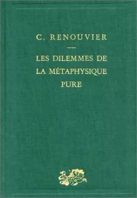 Couverture du produit · Les dilemmes de la métaphysique pure