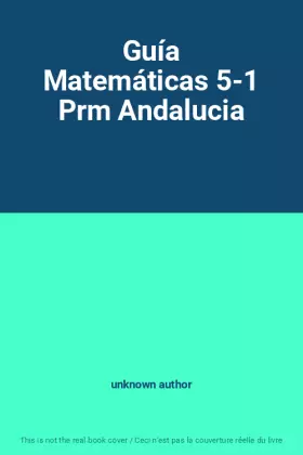 Couverture du produit · Guía Matemáticas 5-1 Prm Andalucia