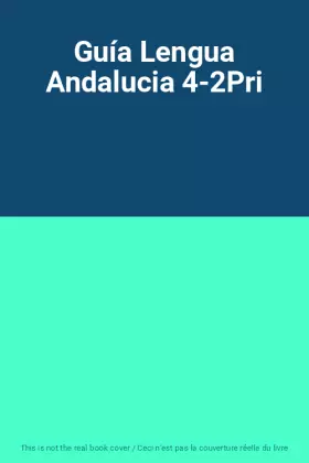 Couverture du produit · Guía Lengua Andalucia 4-2Pri