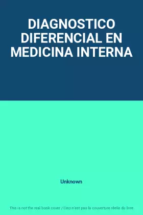 Couverture du produit · DIAGNOSTICO DIFERENCIAL EN MEDICINA INTERNA