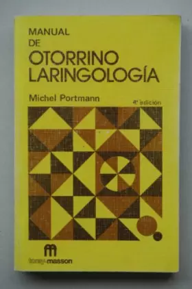 Couverture du produit · Manual de otorrinolaringologia