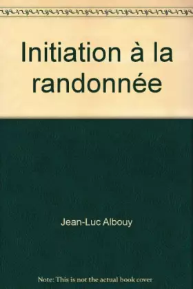 Couverture du produit · Initiation à la randonnée