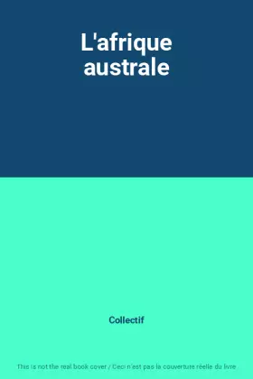 Couverture du produit · L'afrique australe