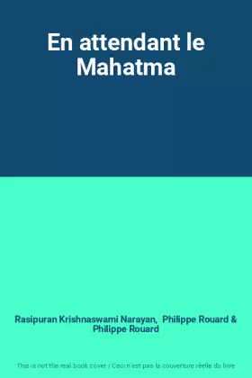 Couverture du produit · En attendant le Mahatma