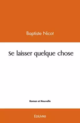 Couverture du produit · Se laisser quelque chose