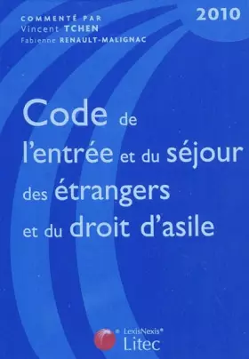 Couverture du produit · Code de l'entrée et du séjour des étrangers et du droit d'asile