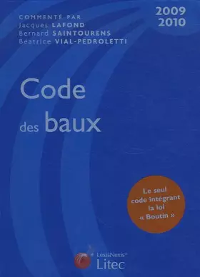 Couverture du produit · Code des baux 2009-2010 (ancienne édition)