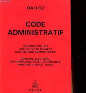 Couverture du produit · Code administratif