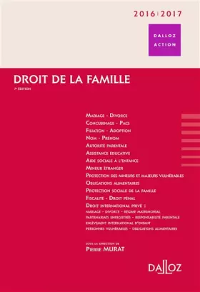 Couverture du produit · Droit de la famille