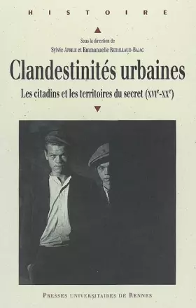 Couverture du produit · CLANDESTINITES URBAINES