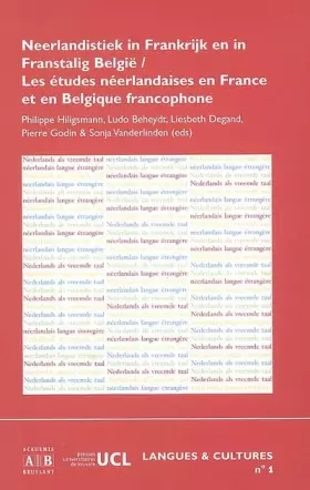 Couverture du produit · Les études néerlandaises en France et en Belgique francophone