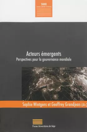 Couverture du produit · Acteurs émergents: Perspectives pour la gouvernance mondiale