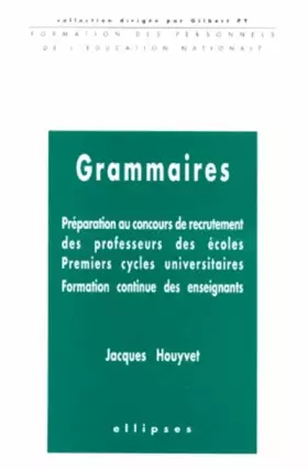 Couverture du produit · Grammaires. Préparation CAPE. 1er Cycle universitaire