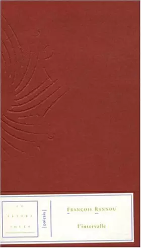 Couverture du produit · L'intervalle