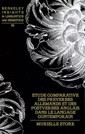 Couverture du produit · Etude comparative Des Préverbes Allemands Et Des Postverbes Anglais Dans Le Langage Contemporain (French Edition)