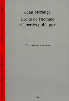 Couverture du produit · Droits de l'homme et libertés publiques, 5e édition
