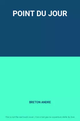 Couverture du produit · POINT DU JOUR