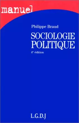 Couverture du produit · Sociologie politique