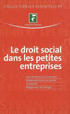 Couverture du produit · Le droit social dans les petites entreprises