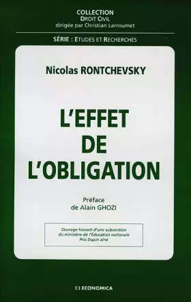 Couverture du produit · L'effet de l'obligation