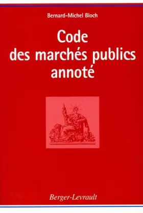Couverture du produit · Code des marchés publics annoté
