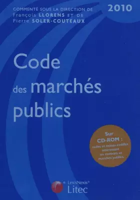 Couverture du produit · Code des marchés publics 2010