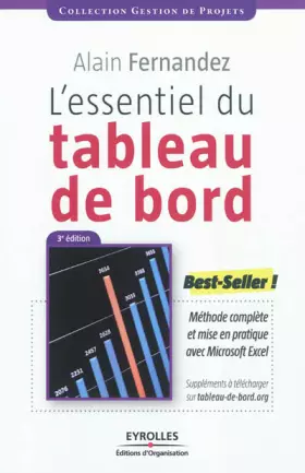 Couverture du produit · L'essentiel du tableau de bord : Méthode complète et mise en pratique avec Microsoft Excel