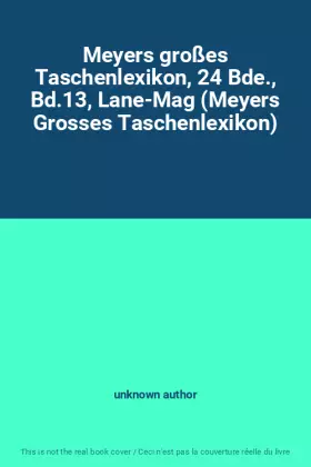 Couverture du produit · Meyers großes Taschenlexikon, 24 Bde., Bd.13, Lane-Mag (Meyers Grosses Taschenlexikon)