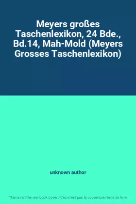 Couverture du produit · Meyers großes Taschenlexikon, 24 Bde., Bd.14, Mah-Mold (Meyers Grosses Taschenlexikon)