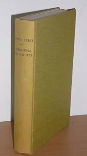 Couverture du produit · Existenz im Nichts. Versuch einer Analyse des Nihilismus.