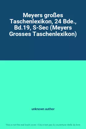 Couverture du produit · Meyers großes Taschenlexikon, 24 Bde., Bd.19, S-Sec (Meyers Grosses Taschenlexikon)