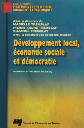Couverture du produit · DEVELOPPEMENT LOCAL , ECONOMIE SOCIALE ET DEMOCRATIE