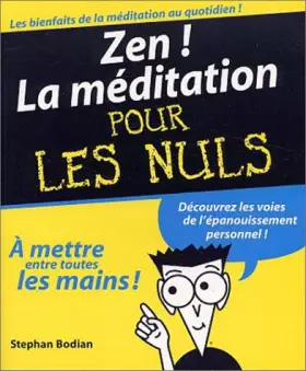 Couverture du produit · Zen ! La méditation pour les nuls