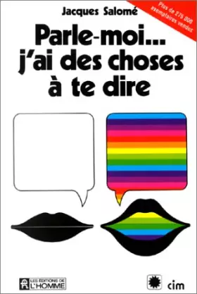 Couverture du produit · Parle-moi, j'ai des choses à te dire