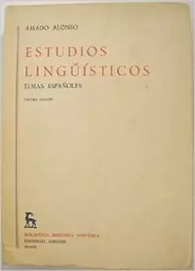 Couverture du produit · Estudios linguisticos (temas españoles): 002 (VARIOS GREDOS)