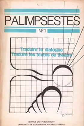 Couverture du produit · Traduire le dialogue. Traduire les textes de théatre