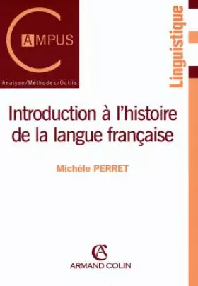 Couverture du produit · Introduction à l'histoire de la langue française