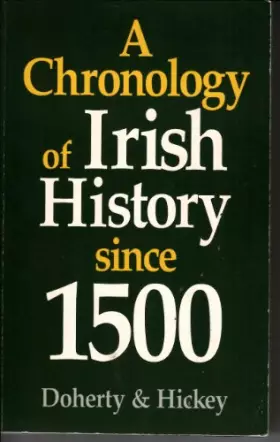 Couverture du produit · A chronology of Irish history since 1500