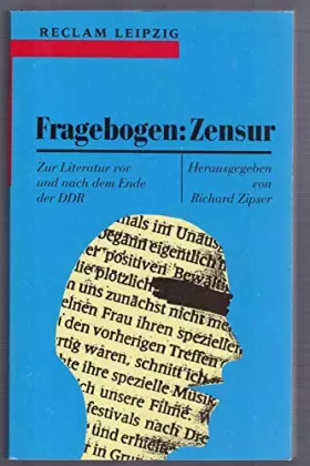 Couverture du produit · Fragebogen: Zensur.Zur Literatur vo und nach dem Ende der DDR