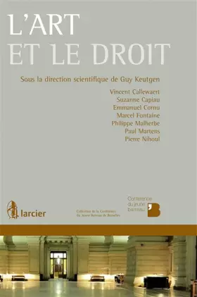 Couverture du produit · L'art et le droit
