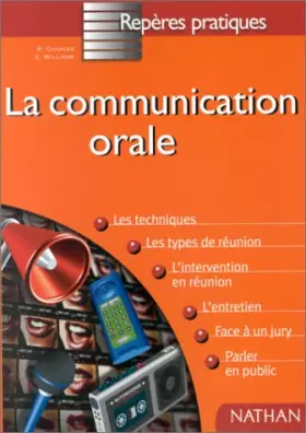 Couverture du produit · La communication orale