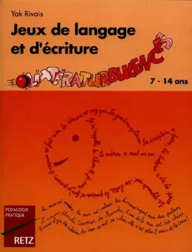 Couverture du produit · Jeux de langage et d'écriture : Littératurbulences