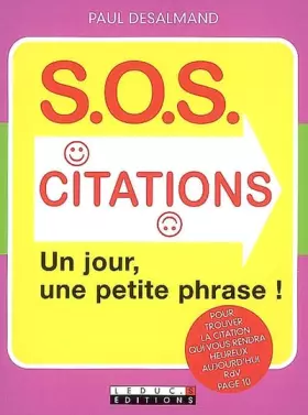 Couverture du produit · SOS citations