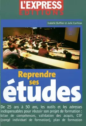 Couverture du produit · Reprendre ses études