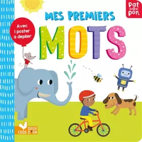 Couverture du produit · Mes premiers mots - livre avec poster à déplier