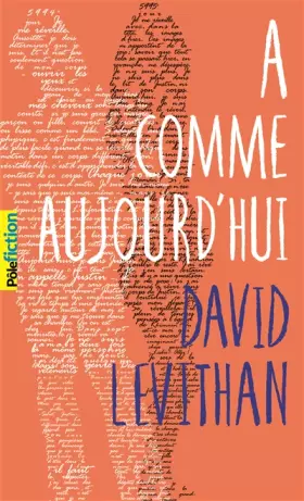 Couverture du produit · A comme aujourd'hui